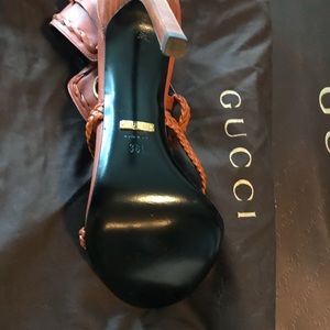 Ursula Ankle-Strap Sandal, Tobacco - Size 38 1/2